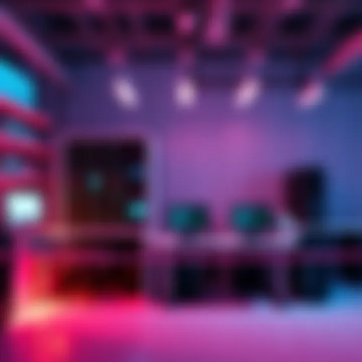 Virtual Connection Opportunity A modern workspace featuring tech equipment for VPS access