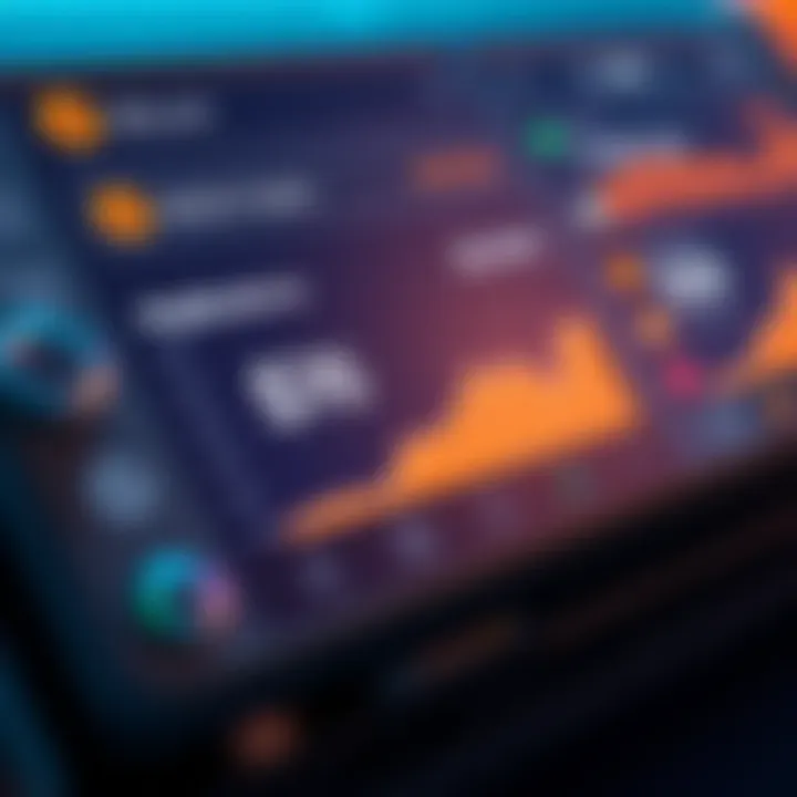 A close-up of a simple cryptocurrency wallet interface showing Bitcoin and ERC20 token balances, with easy navigation options for beginners.