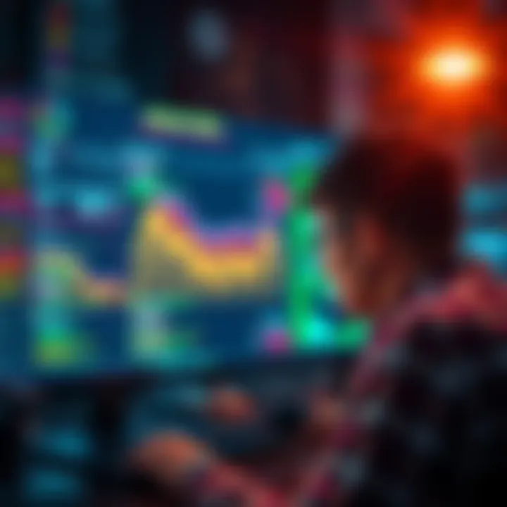 A person looking at a computer screen displaying complex wallet data, seeking help from experts