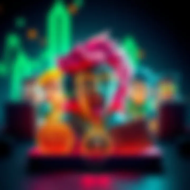 Visual representation of cryptocurrency wallets with unique avatars for easy identification and transactions.