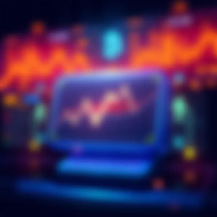 A digital illustration showing a wallet interface with graphs and arrows, symbolizing real-time trade copying between wallets.