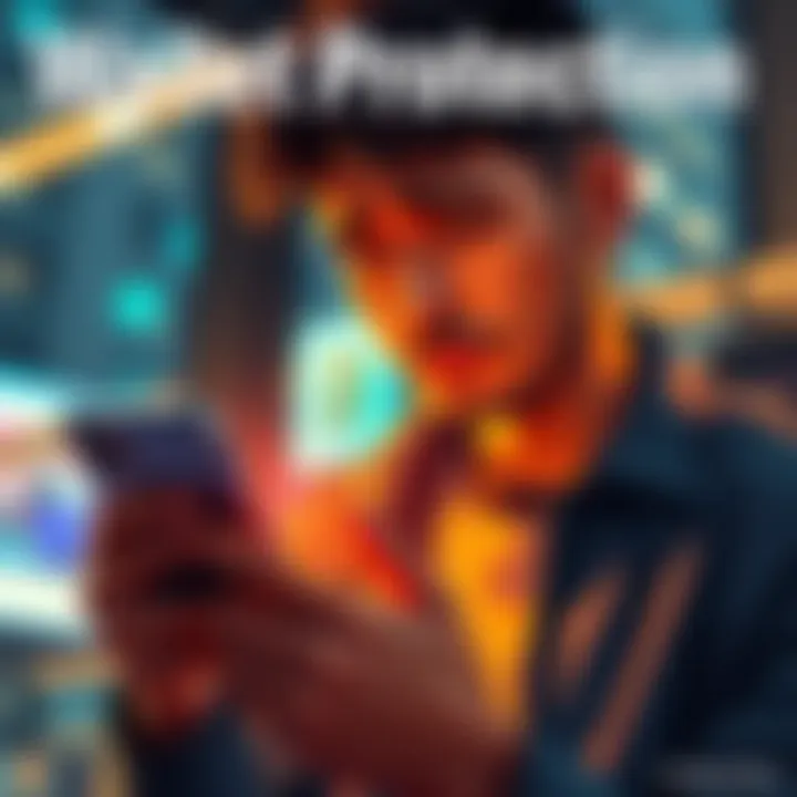 A person worried about their digital wallet security while holding a smartphone.