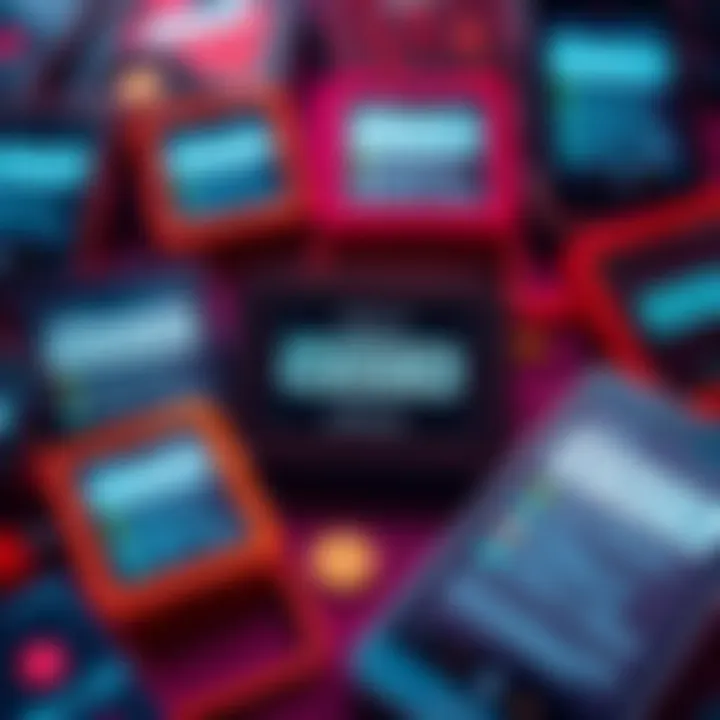 A collection of digital wallets displaying MWEB address options on their screens
