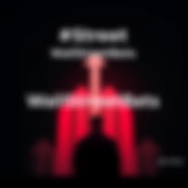 A digital graphic showing WallStreetBets logo with upward arrows symbolizing growth and change, contrasting with a silhouette of a figure representing Elon Musk, indicating a transition in leadership.