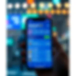 A smartphone screen displaying Walmart's OnePay app with cryptocurrency trading options visible.