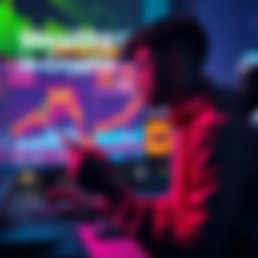 A person looking at cryptocurrency graphs on a computer, contemplating investment strategies.