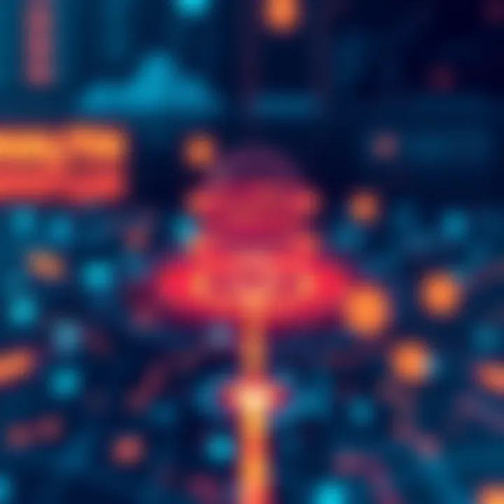 An illustration showing a split image of fleeting internet data represented by disappearing icons and permanent Web3 solutions symbolized by blockchain links, highlighting their disconnect.