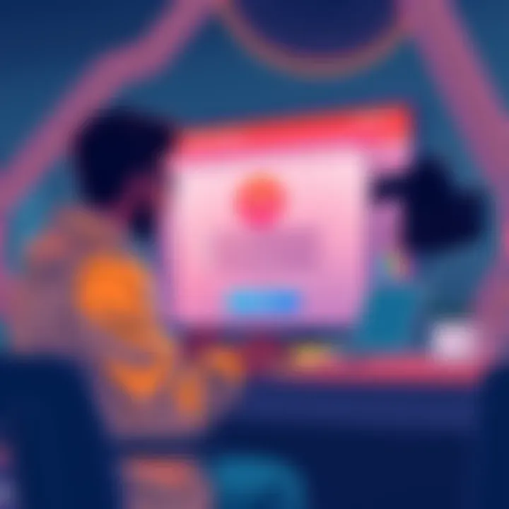 An illustration showing a user easily signing up for Immutable and NBA Top Shot with email and wallet integration, highlighting a simple interface.