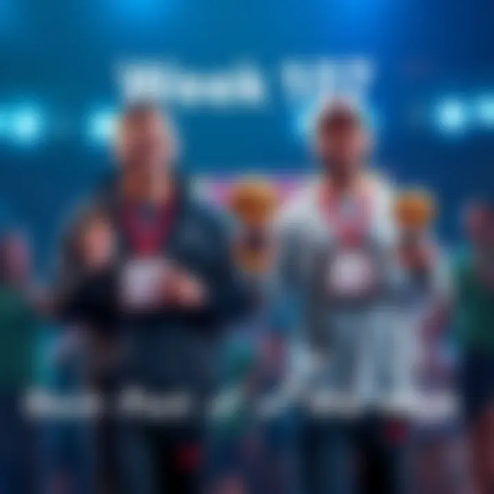 Winners of Week 107 Announcement Celebration of MVP letsgorace and Post of the Week GravitasMusic in the Sweat community, each holding their awards and smiling