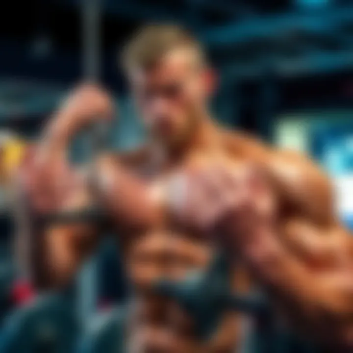 A weightlifter demonstrates various grip styles to enhance lat muscle growth during a workout