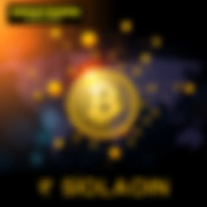 Graphic showing Western Union's new $USDPT stablecoin surrounded by digital currency symbols and a world map highlighting global connections for payments.
