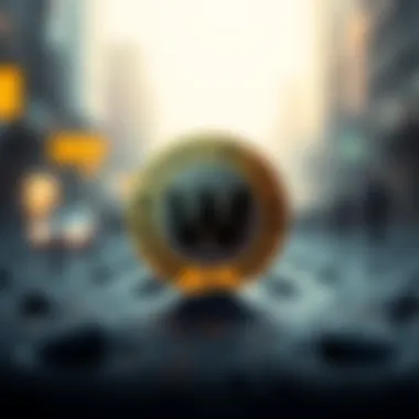 A graphic showing Western Union's logo with the Solana blockchain symbol, representing the new stablecoin for remittances.