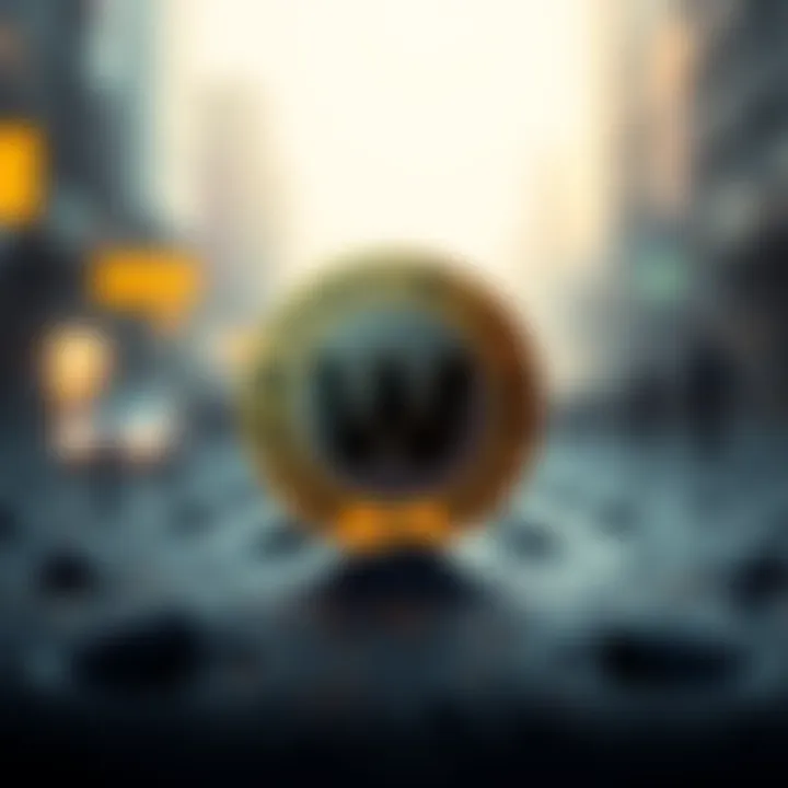 A graphic showing Western Union's logo with the Solana blockchain symbol, representing the new stablecoin for remittances.