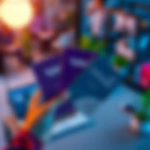 A person holding WeWork passes with a laptop and workspace in the background, representing trading opportunities for Revolut Metal and Ultra users.