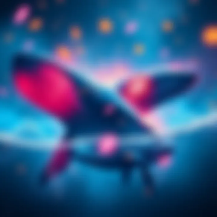 A visual representation of whales symbolizing large investors buying Bitcoin, suggesting a market rebound amidst bearish signals.