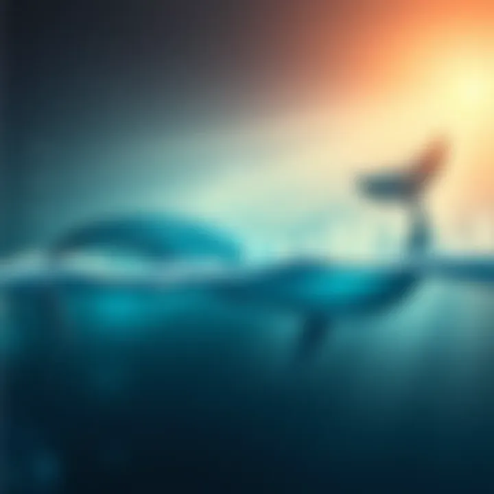 Graph showing a sharp increase in whale transactions for Cronos and other assets