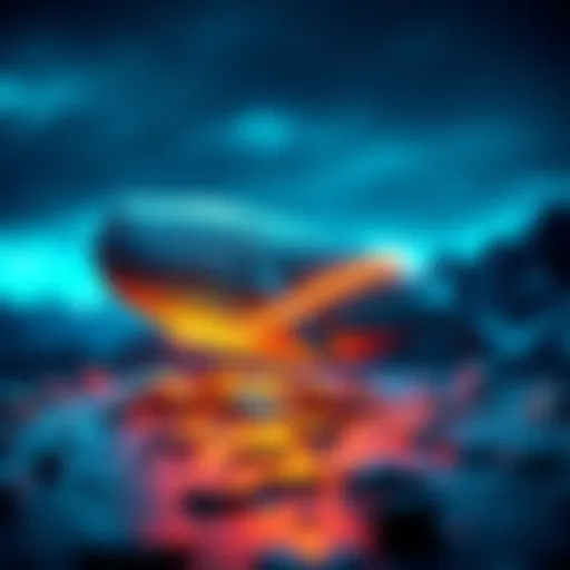 A graphic depicting a whale wallet symbolizing a large investment with a downward trend line, indicating a $65 million short position on Ethereum.