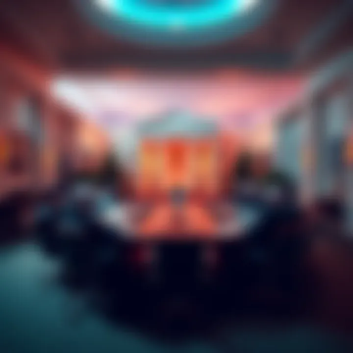 A roundtable discussion at the White House involving crypto leaders and officials focusing on the progress of the CLARITY Act