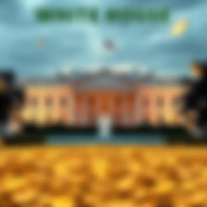 Officials at the White House prepare to announce the Strategic Bitcoin Reserve, highlighting cryptocurrency and financial strategy.
