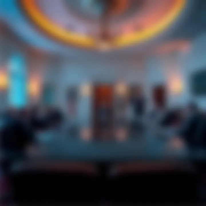 White House Discusses Stablecoins with Banks A meeting room where White House officials talk to bank representatives about the CLARITY Act and stablecoins, emphasizing the importance of financial confidence.