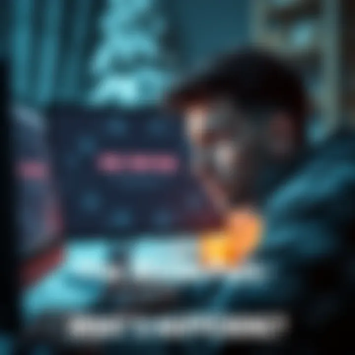 A frustrated person looking at a computer screen with an error message about free winter pack access