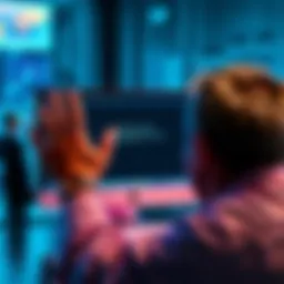 A person looking at a computer screen showing an error message while trying to access funds