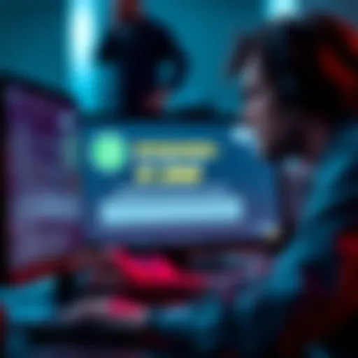 A frustrated user looking at a computer screen showing a stuck withdrawal status on Kraken