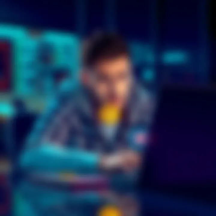 A person looking frustrated while using a laptop, trying to withdraw USD from Crypto.com