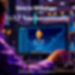 A person using a computer to withdraw ETH from Arb Nova, showing a digital wallet interface.