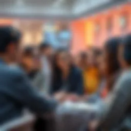 A group of diverse women discussing ideas about the decentralized economy during an online event for Women's Day