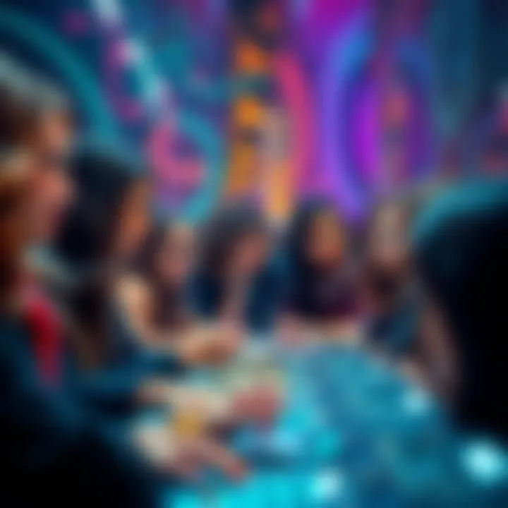 A diverse group of women discussing cryptocurrency strategies, representing the new initiative by Bitget to support women in crypto.