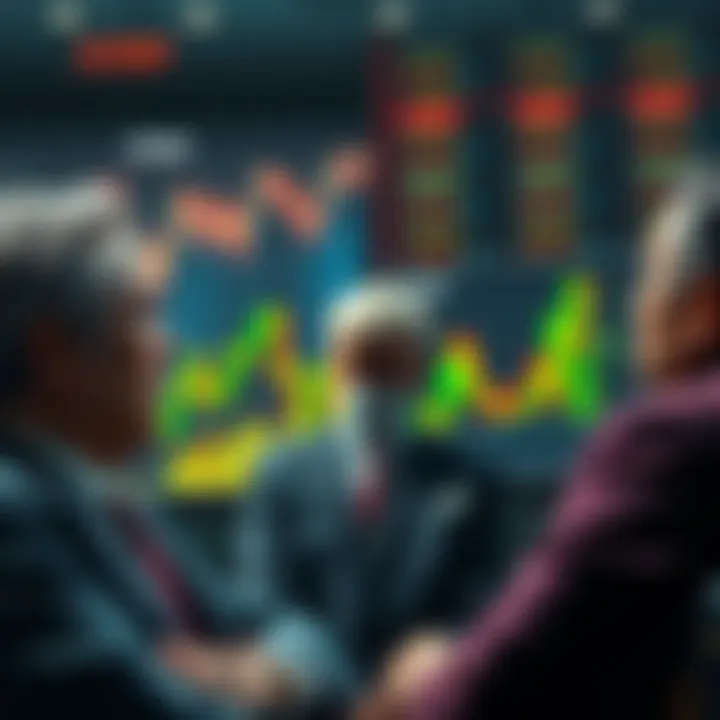 World leaders discussing XRP's impact on the economy with financial charts in the background