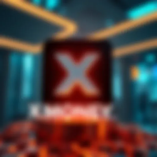 A bold logo of X Money showcasing its 6% yield offering, symbolizing a challenge to crypto investments.