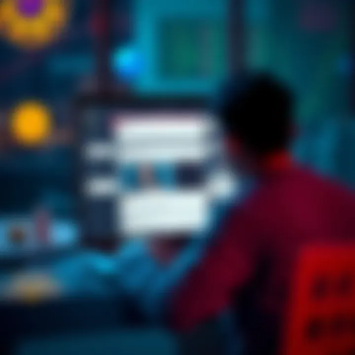 XAIDUT Coin Videos A person watching strange videos about XAIDUT, the new coin linked to Elon Musk, on a laptop with various comments on the screen.