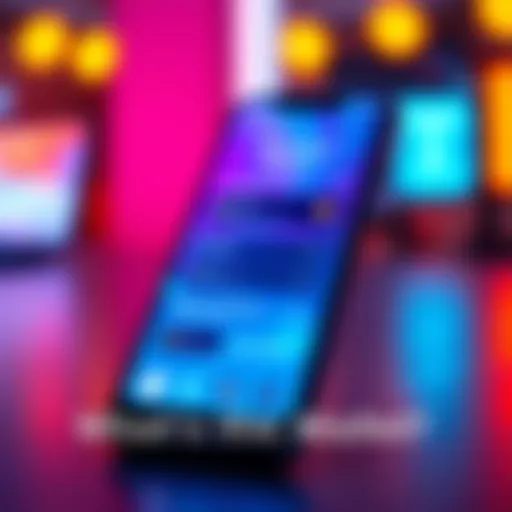 A digital representation of the Xiaomi SEI wallet with a smartphone in the background, showing integration features and links to recent updates.