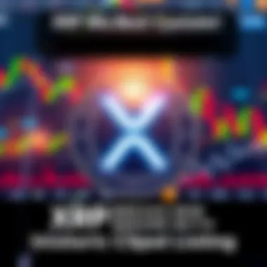 XRP logo with a background showing financial charts and a CFTC emblem, symbolizing its new spot listing achievement