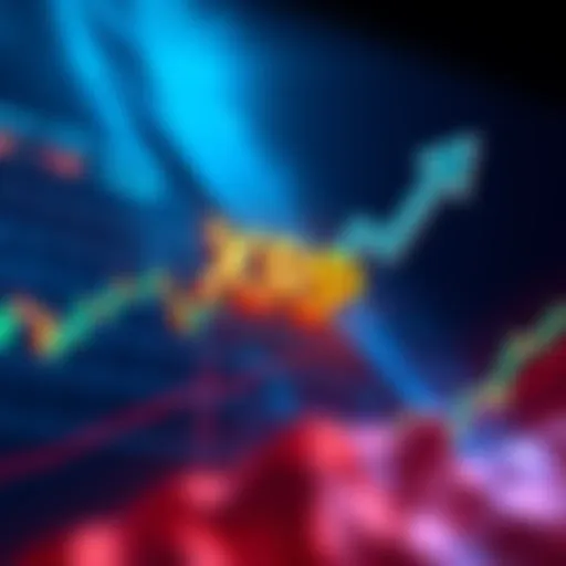 A chart showing XRP price trends with upward arrows indicating market predictions and potential growth toward $9