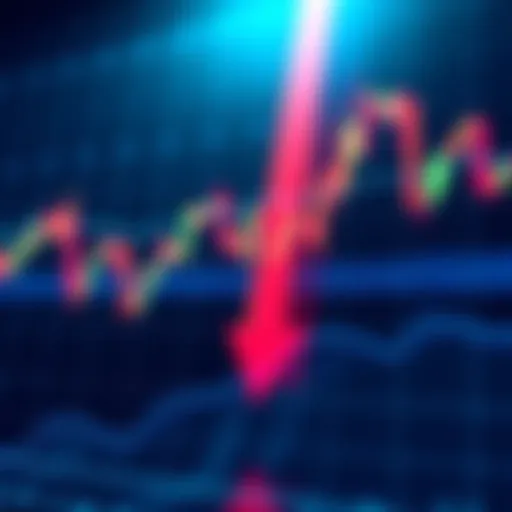 A close-up of XRP's price chart showing a near $3 mark with downward pressure, highlighting market trends