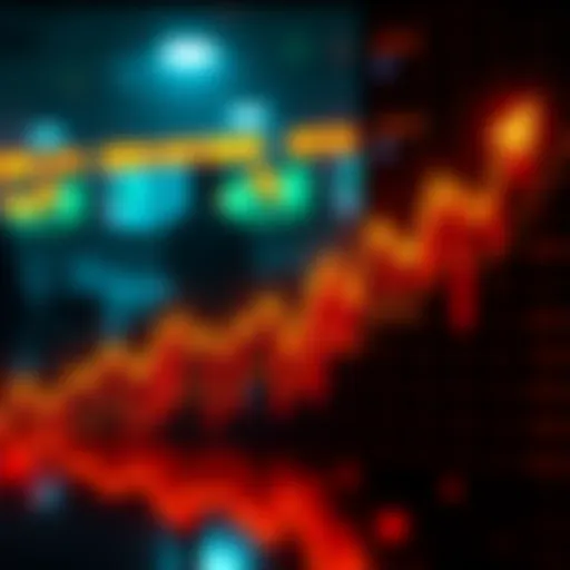 Graph showing XRP price increasing sharply, indicating a 21% rise as market resistance weakens.