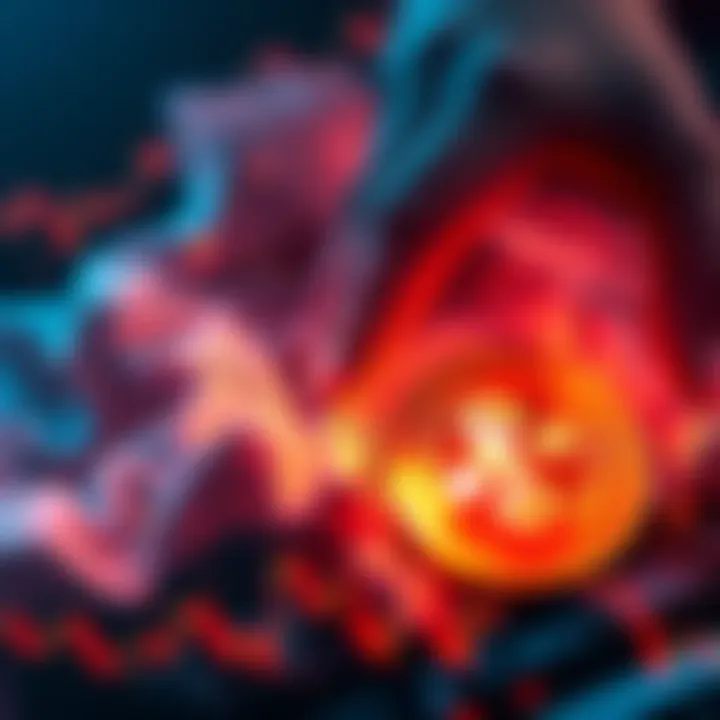 Visual representation of XRP holding steady at $2 amidst market chaos