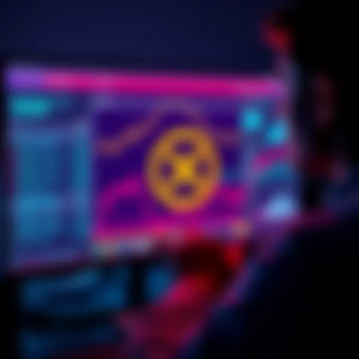 A person looking at a computer screen showing the Trezor wallet interface with XRP on the display