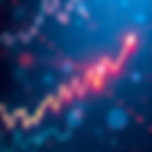 A graph showing XRP's price decline with an upward trend line indicating future growth potential, symbolizing the effects of ETF approval.