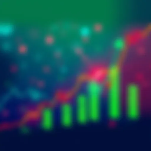 Graph showing XRP price increase with green indicators and a rising trend line, symbolizing profits for holders