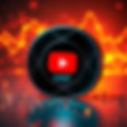 A graphic showing XRP logo with a YouTube video play button, symbolizing increased promotion and excitement in the crypto community.