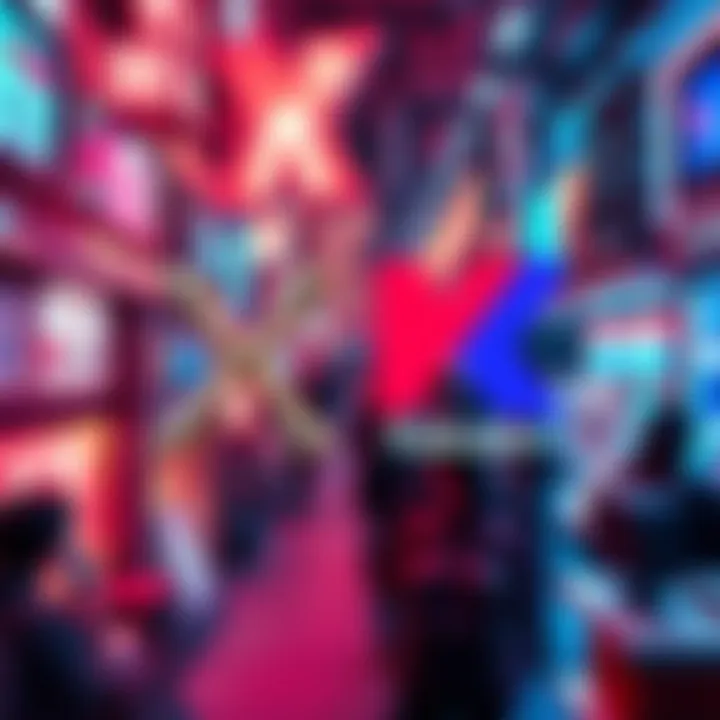 XRP logo and Rakuten logo side by side, symbolizing their partnership in Japan with users and stores in the background.