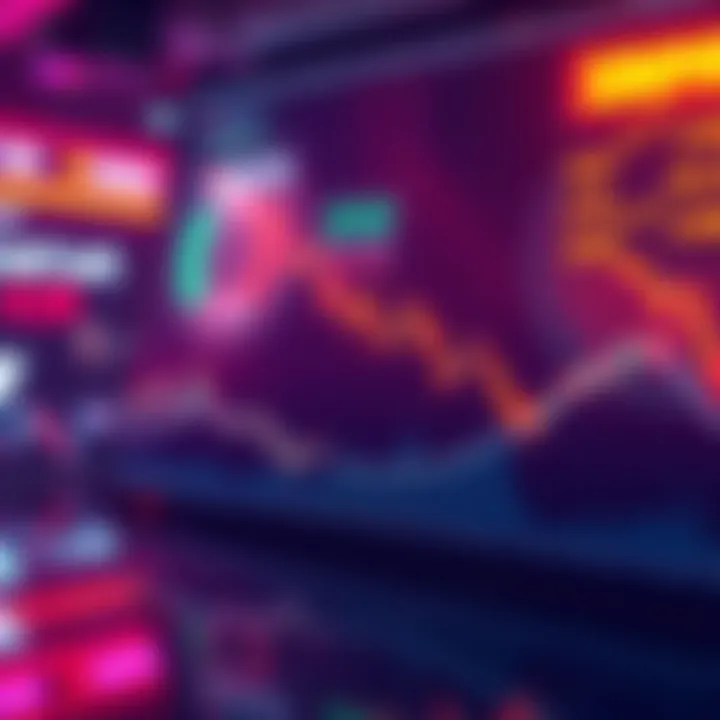 Graph showing the decline of XRP and Solana prices during market volatility