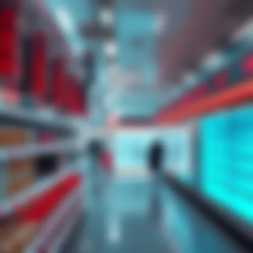 Graphic showing rising XRP prices and empty exchange shelves due to high demand from institutional investors