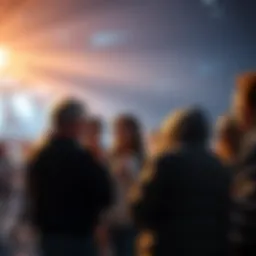 Group of people engaged in conversation about XRP and cryptocurrency, showing mixed reactions
