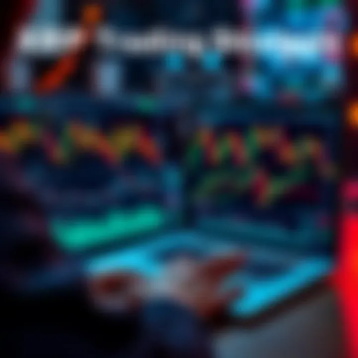 A person analyzing cryptocurrency charts and graphs on a laptop, focusing on XRP investment strategies.