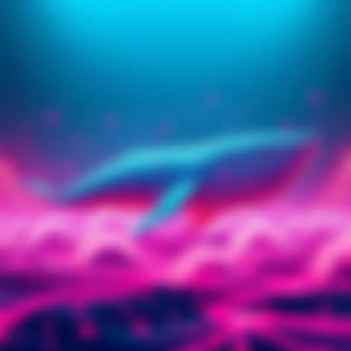 XRP Whale Holdings Visual representation of XRP whale accounts showing large cryptocurrency holdings and market influence